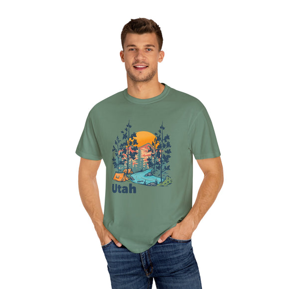 Utah Graphic Tee, Comfort Colors Retro Unisex T shirt