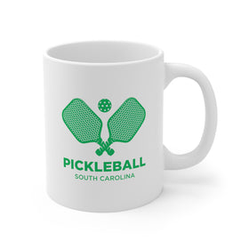 South Carolina Mug - Pickleball 11oz Ceramic South Carolina Mug