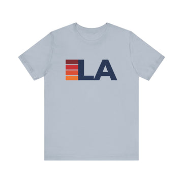 Buy light-blue Louisiana Retro Stripes T-Shirt | Louisiana State Tee