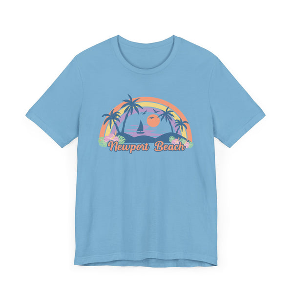 Newport Beach, California T-Shirt - Retro Beach Unisex Newport Beach Shirt