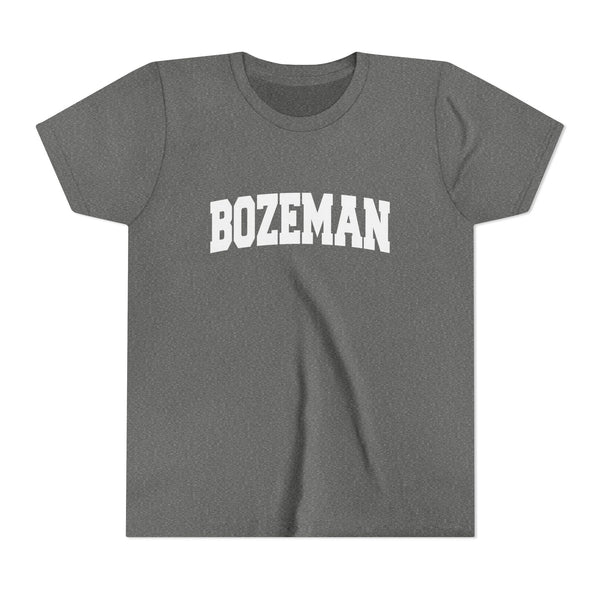 Bozeman, Montana Youth Graphic Tee - Kids Bozeman T Shirt
