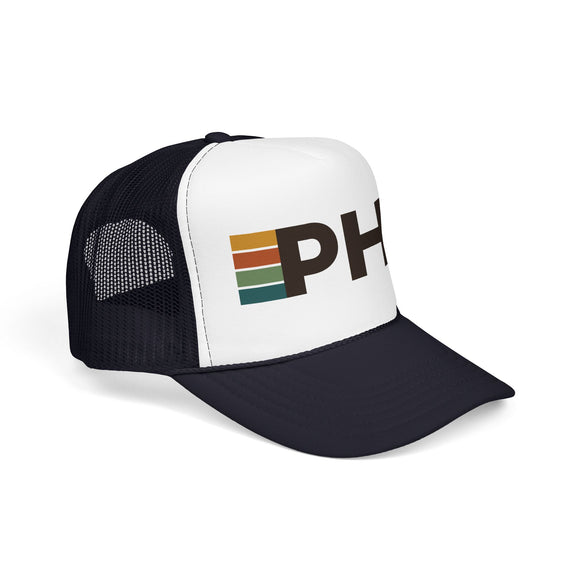 Philadelphia, Pennsylvania Trucker Hat - PHL Abbr retro cap