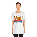 Vail, Colorado Shirt - Mountain Sunset Unisex Vail T-Shirt-12
