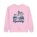 Wyoming Toddler Sweatshirt - Wyoming Toddler Crewneck Sweatshirt-3