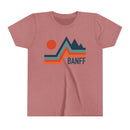 Banff, Canada Youth Shirt - Retro Mountain Banff Kid's T-Shirt-6