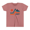 Banff, Canada Youth Shirt - Retro Mountain Banff Kid's T-Shirt
