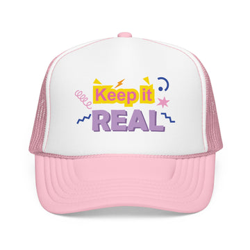 Buy light-pink-white Keep It Real Trucker Hat Boho