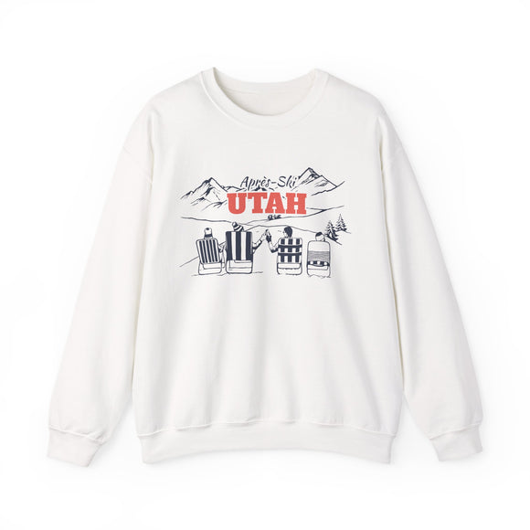 Utah Sweatshirt Après-Ski Crewneck - Mountain Ski Lodge Design