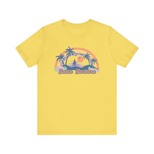Santa Barbara, California T-Shirt - Retro Beach Unisex Santa Barbara Shirt