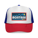 Montana Retro Mountains Trucker Hat - Vintage Style Montana Cap-1