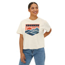 Women's Truckee, California Boxy Graphic Tee - Slightly Cropped-7