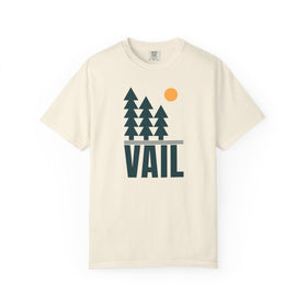 Vail, Colorado T-Shirt, Comfort Colors 100% Cotton Trees Tee