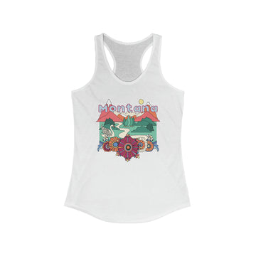 Buy solid-white Montana Women's Racerback Tank Top