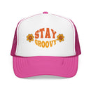 Stay Groovy Trucker Hat Boho-4