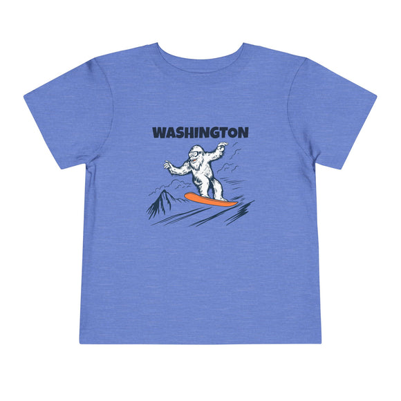 Washington Yeti Snowboard Toddler Tee