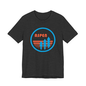 Buy dark-grey-heather Aspen, Colorado T Shirt - Trees Tee