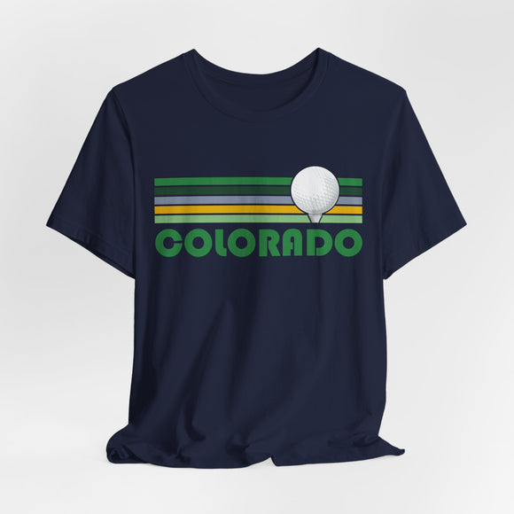 Golf Colorado T-Shirt - Retro Golf Unisex Colorado Shirt