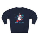 Premium New Mexico Skiing Snowman Sweatshirt-3
