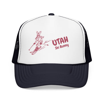 Buy navy-white-navy Utah Ski Bunny Foam Trucker Hat