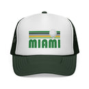 Miami, Florida Retro Golf Trucker Hat-3