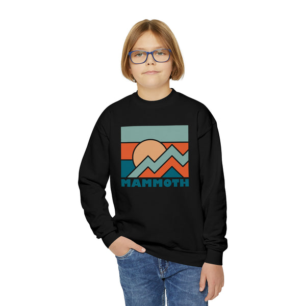 Mammoth, California Youth Sweatshirt - Unisex Kid's Mammoth Crewneck Sweatshirt