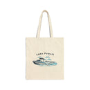 Lake Powell Wakeboard Boat Canvas Tote Bag - 15" x 16"-1