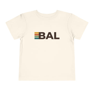 Buy natural Baltimore, Maryland Toddler Tee - BAL Kids T Shirt