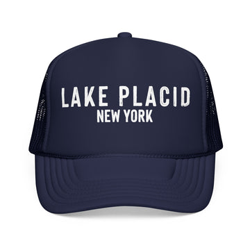 Lake Placid, New York Trucker Hat - Foam Lake Placid Cap