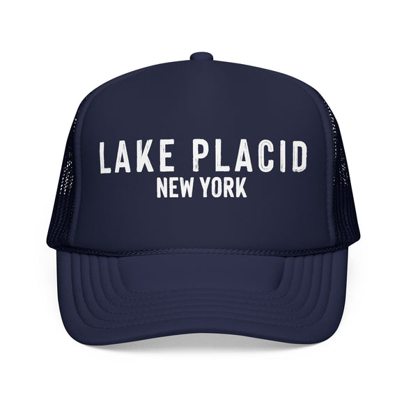 Lake Placid, New York Trucker Hat - Foam Lake Placid Cap