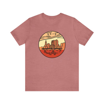 Buy heather-mauve Ohio T-Shirt - Unisex Ohio Shirt
