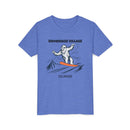 Snowmass Village, Colorado Yeti Snowboard Youth Tee - Kids Skiing Shirt-4