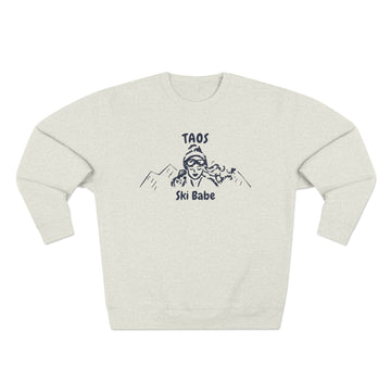 Premium Taos, New Mexico Ski Babe Sweatshirt