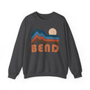 Bend, Oregon Sweatshirt Retro Mountains, Bend Unisex Graphic Crewneck-3