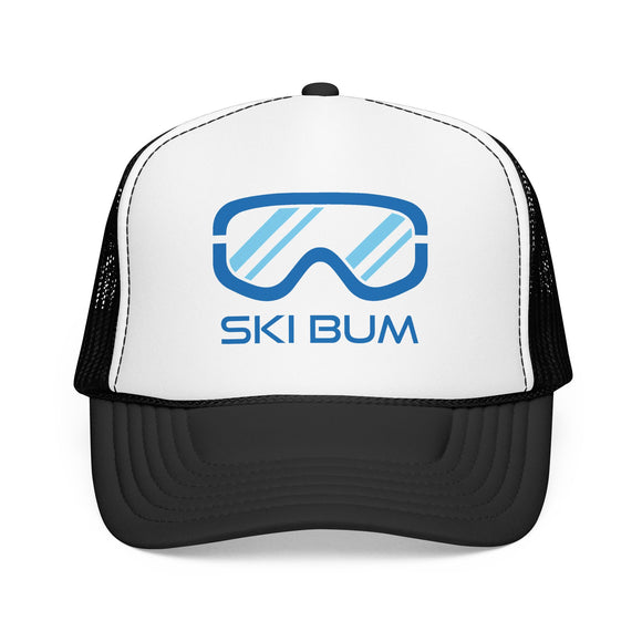 Ski Bum Trucker Hat — Foam Mesh Ski Goggles Cap