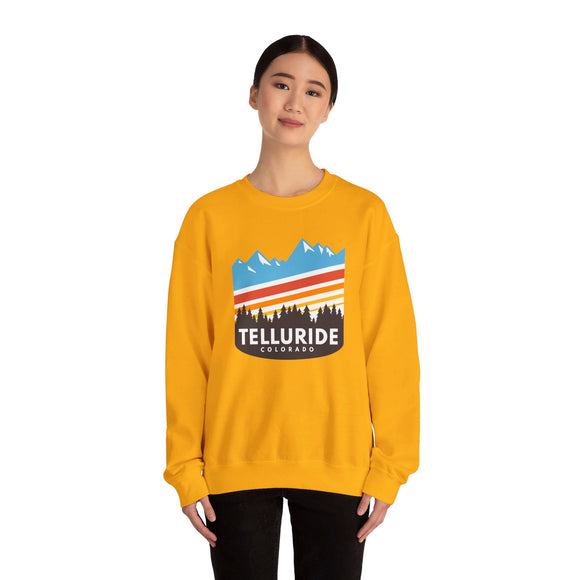 Telluride, Colorado Sweatshirt - Unisex Retro Crewneck Telluride Sweatshirt