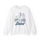 Bend, Oregon Sweatshirt - Mountain Illustration Graphic Crewneck-1