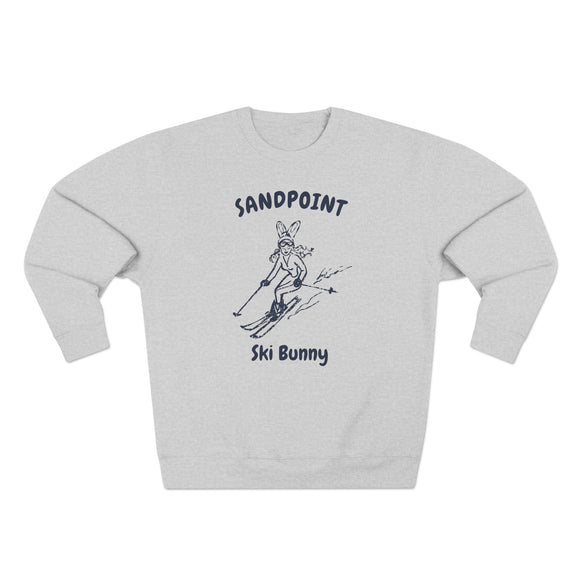 Premium Sandpoint, Idaho Ski Bunny Sweatshirt
