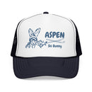 Aspen, Colorado Ski Bunny Trucker Hat-7