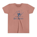 New Mexico Youth Vintage Snow Ski Graphic Tee - Kids T Shirt-1