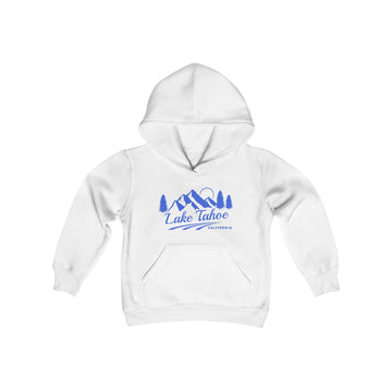 Buy white Retro Lake Tahoe, California Youth Hoodie - Mountain Lake Tahoe, California Kids Sweatshirt, Cute Lake Tahoe, California Children's Pullover