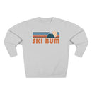 Premium Ski Bum Retro Mountain Graphic Sweatshirt-2