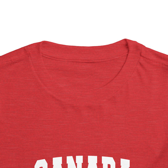 Canada Toddler Graphic Tee - Kids Canada Vacation T-Shirt
