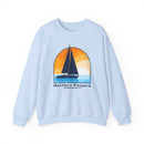Marthas Vineyard, Massachusetts Sweatshirt - Sailboat Marthas Vineyard Crewneck Sweatshirt-4
