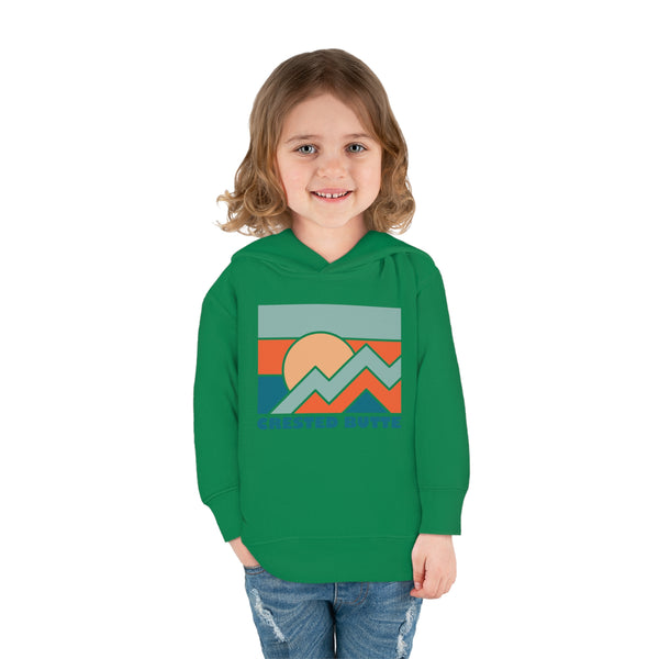 Crested Butte, Colorado Toddler Hoodie - Unisex Crested Butte Toddler Sweatshirt