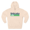 Premium Nebraska Hoodie - Retro Unisex Sweatshirt