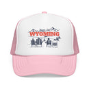 Wyoming Après-ski Trucker Hat — Foam Mesh Cap-3