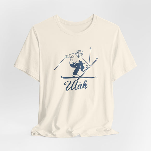 Utah T Shirt - Vintage Ski Graphic Utah Tee