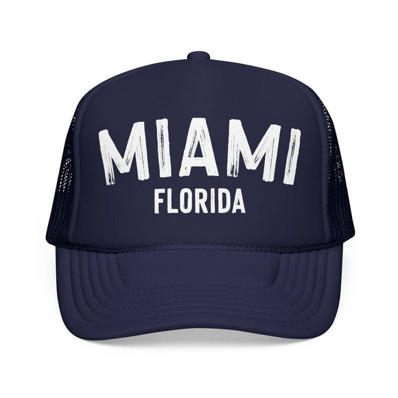 Kids Miami, Florida Trucker Hat - Youth Snapback Cap