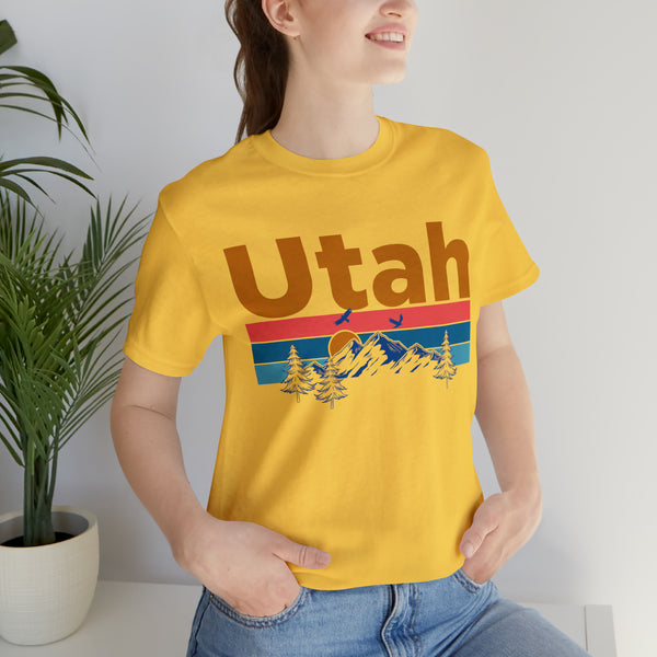 Utah T-Shirt - Mountain Sunset Unisex Utah Shirt