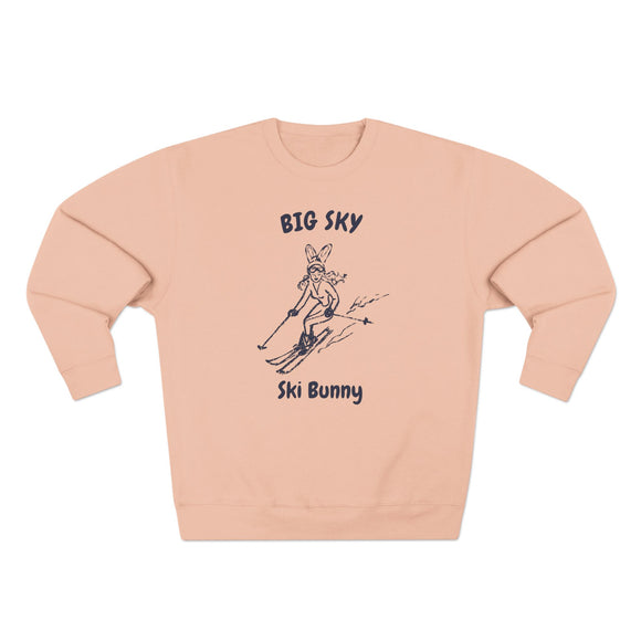 Premium Big Sky, Montana Ski Bunny Sweatshirt